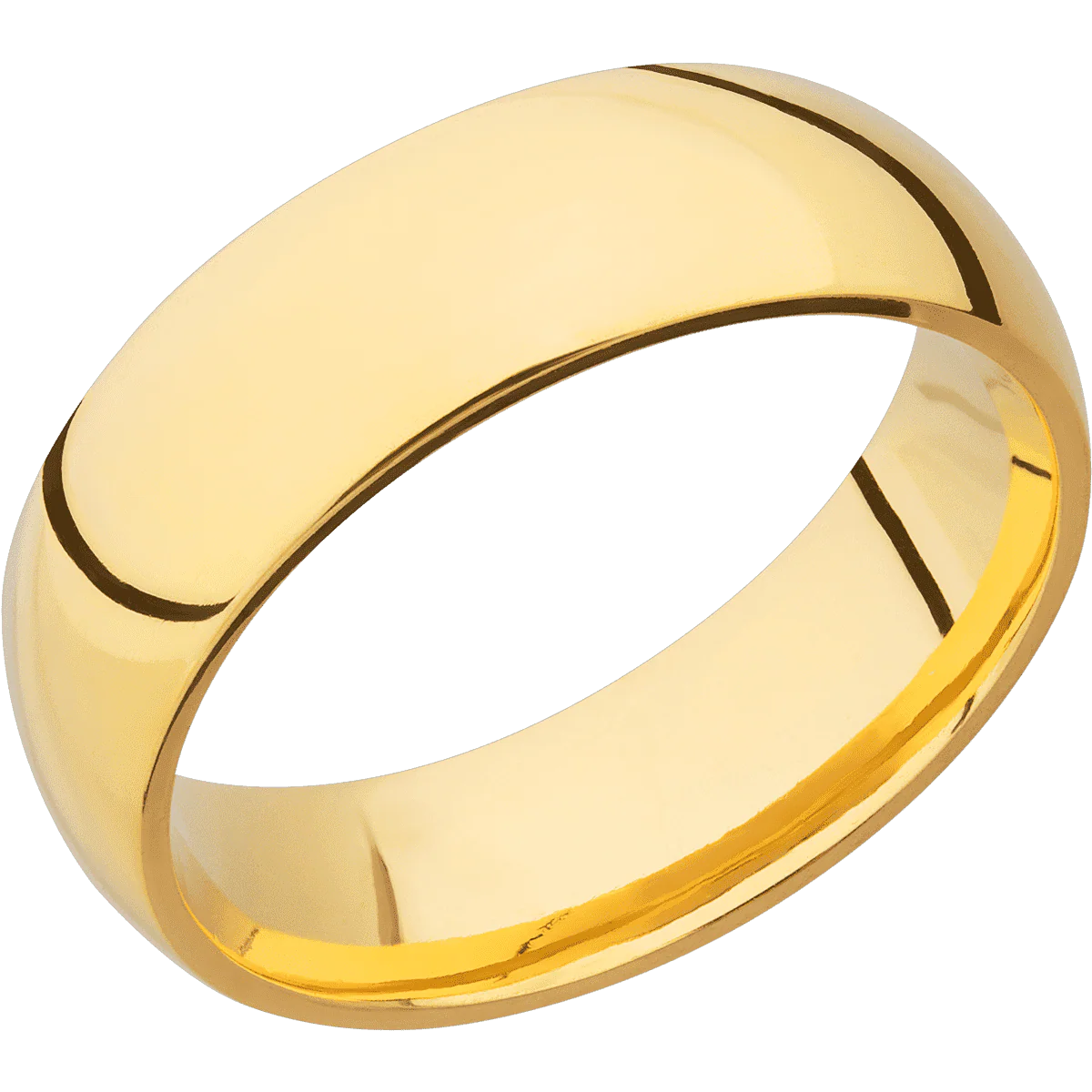 14K Yellow Gold + Polish Finish - Image 2
