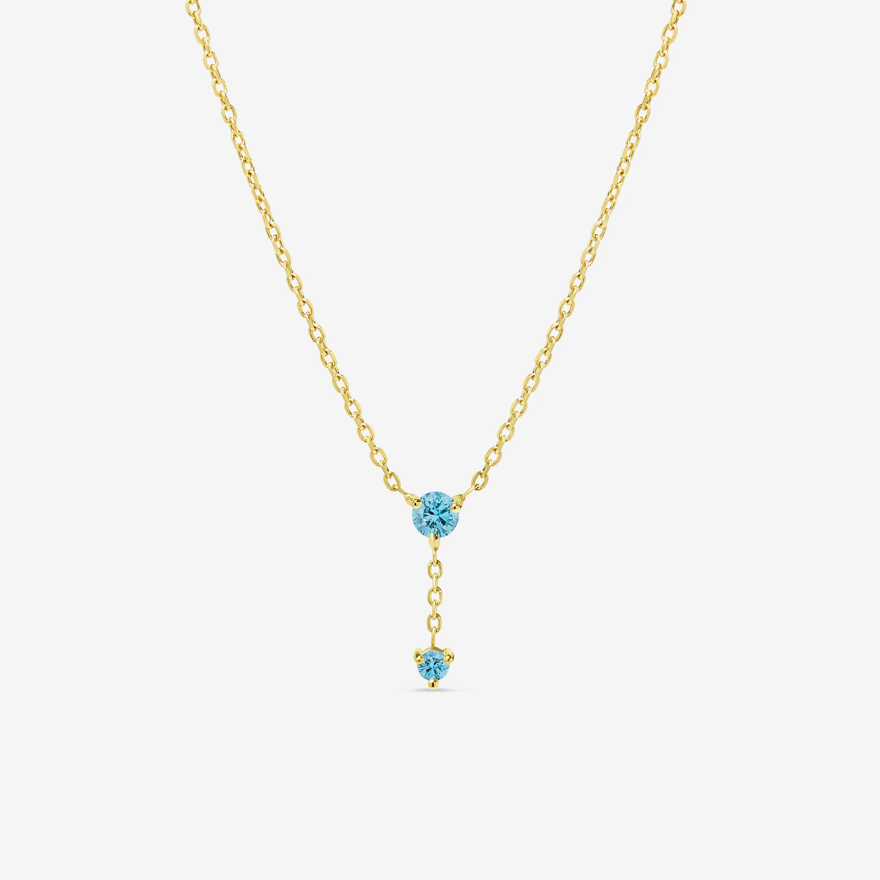 Blue Diamond Mini Drop Pendant