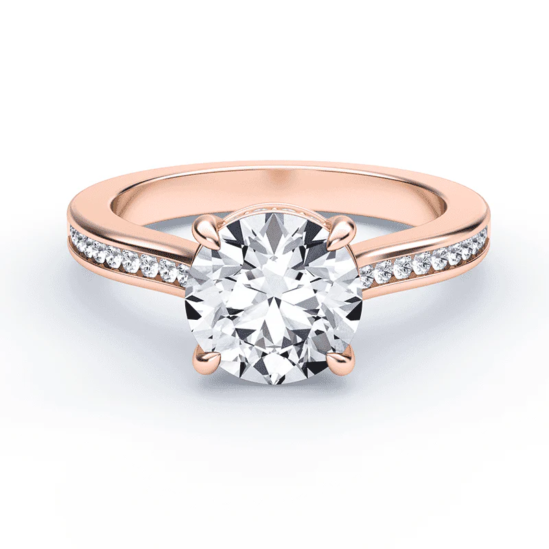 Cathedral Hidden Halo Channel Ring