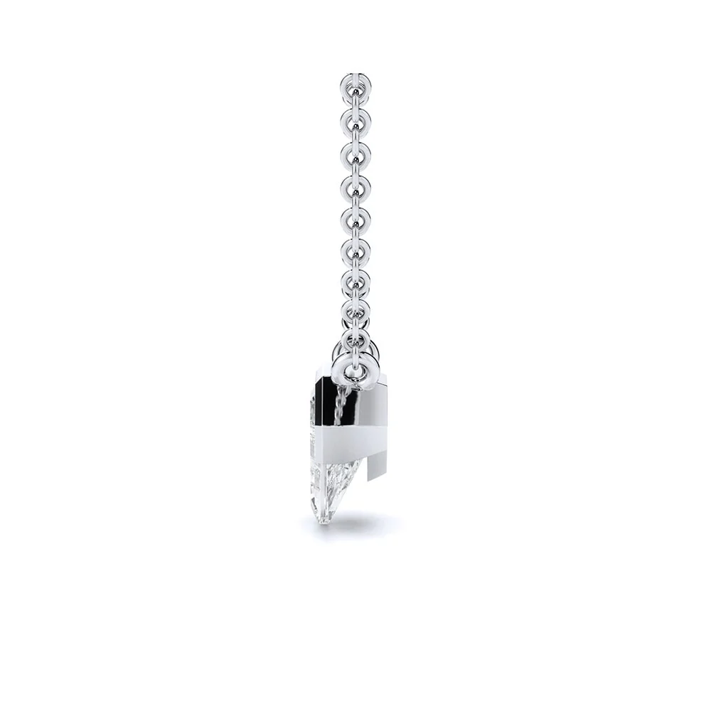 Geometric Shield Lab Diamond Pendant - Image 3