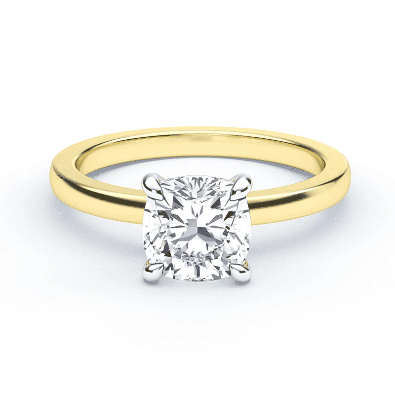 Cushion Low Profile Solitaire