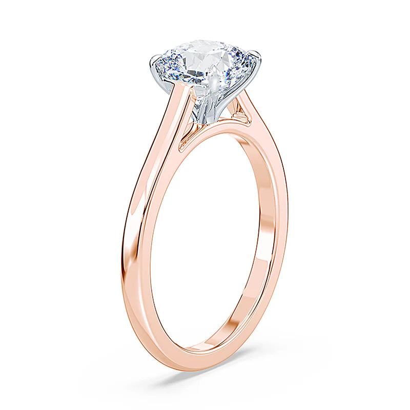 Cushion Sleek Cathedral Ring - Image 2