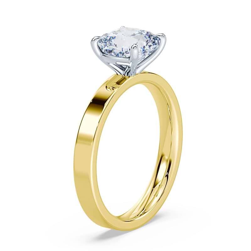 Cushion Wide Solitaire - Image 2