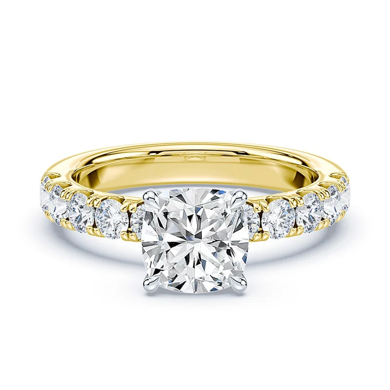 Cushion Wide Pave Ring