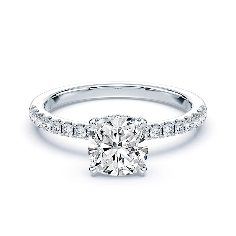Cushion Allover Pave Ring