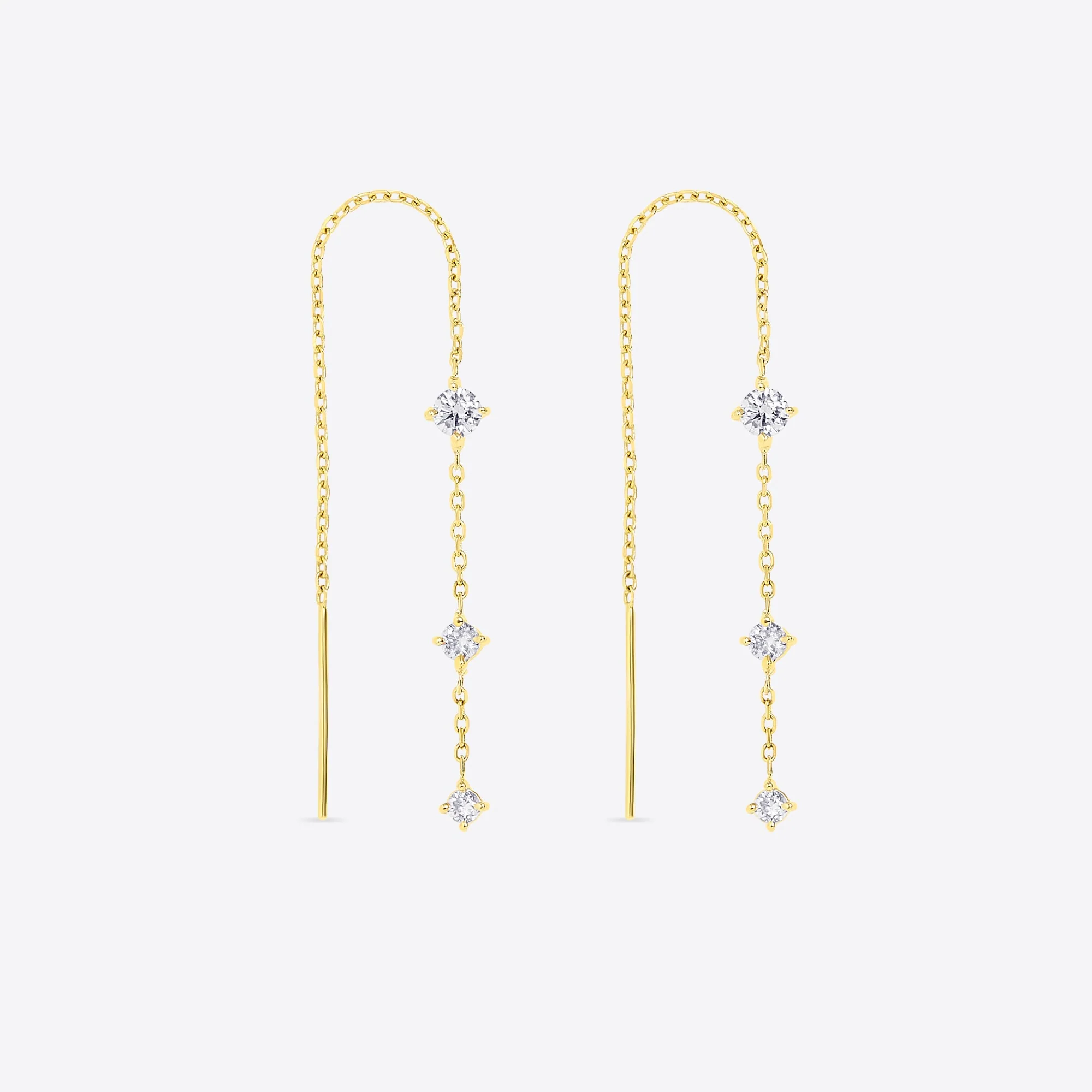 Diamond Threader Earrings