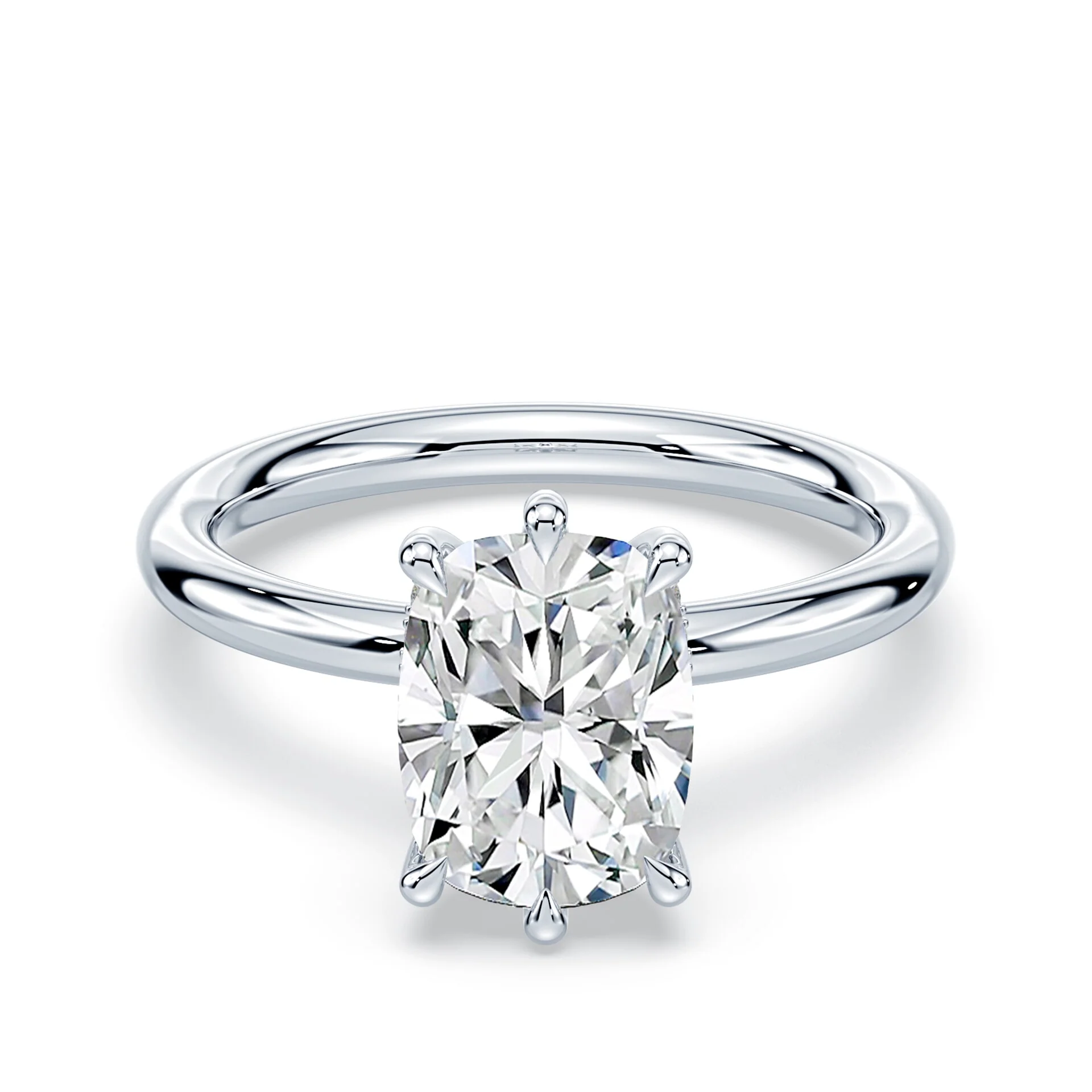 Six Prong Hidden Halo