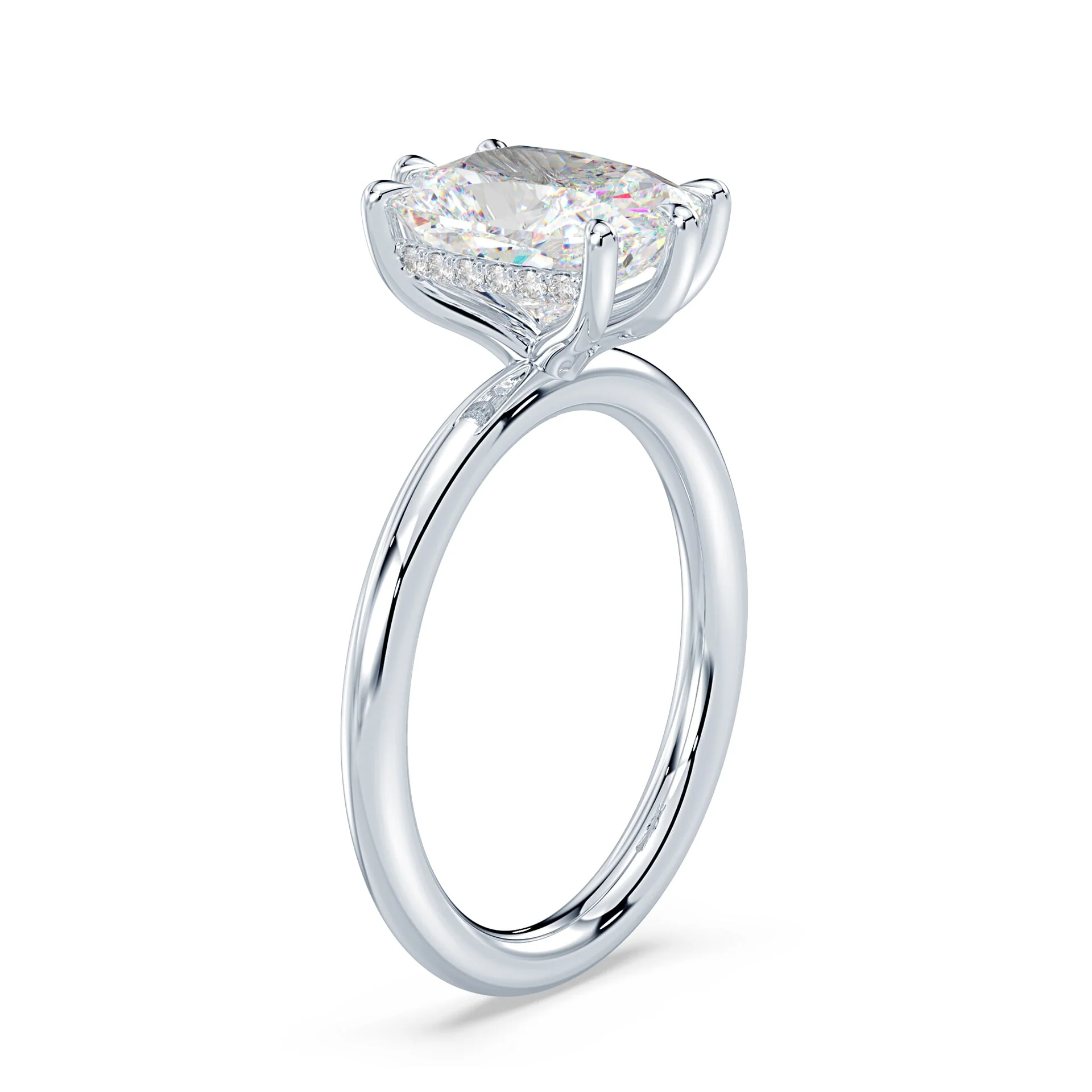 Six Prong Hidden Halo - Image 2