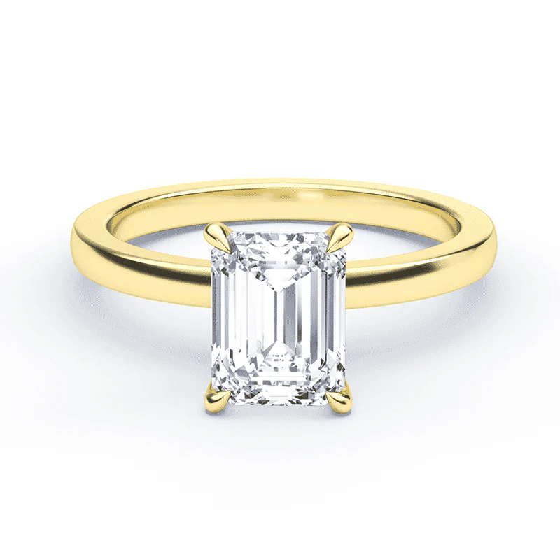 Emerald Engagement Ring