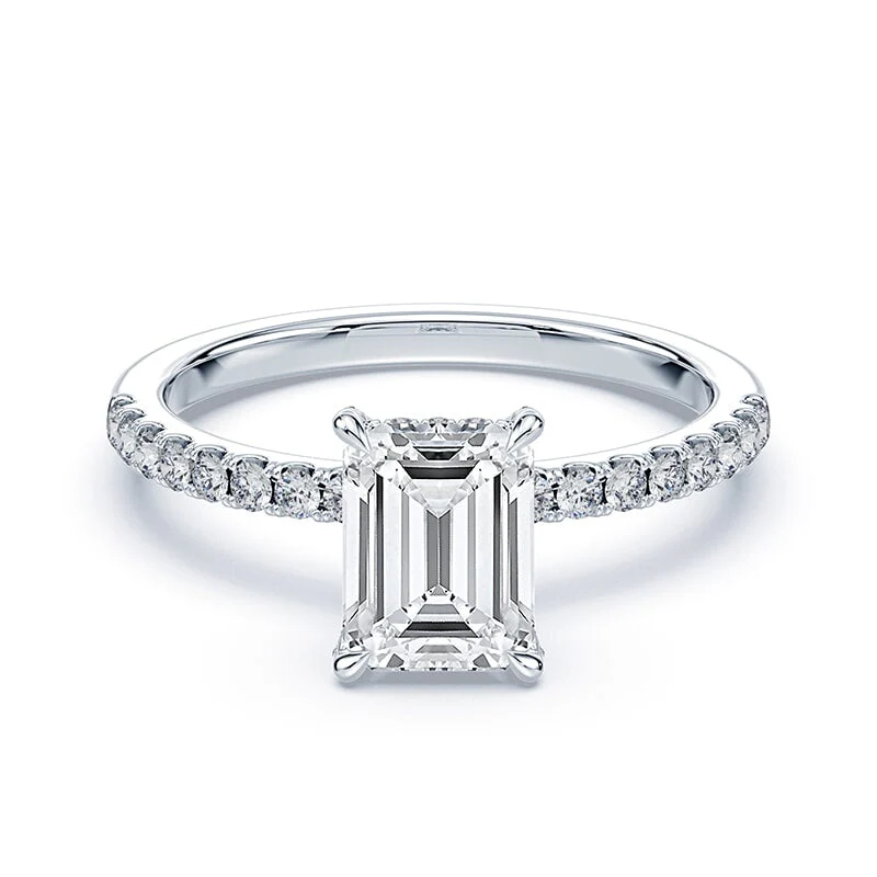 Emerald Allover Pave Ring