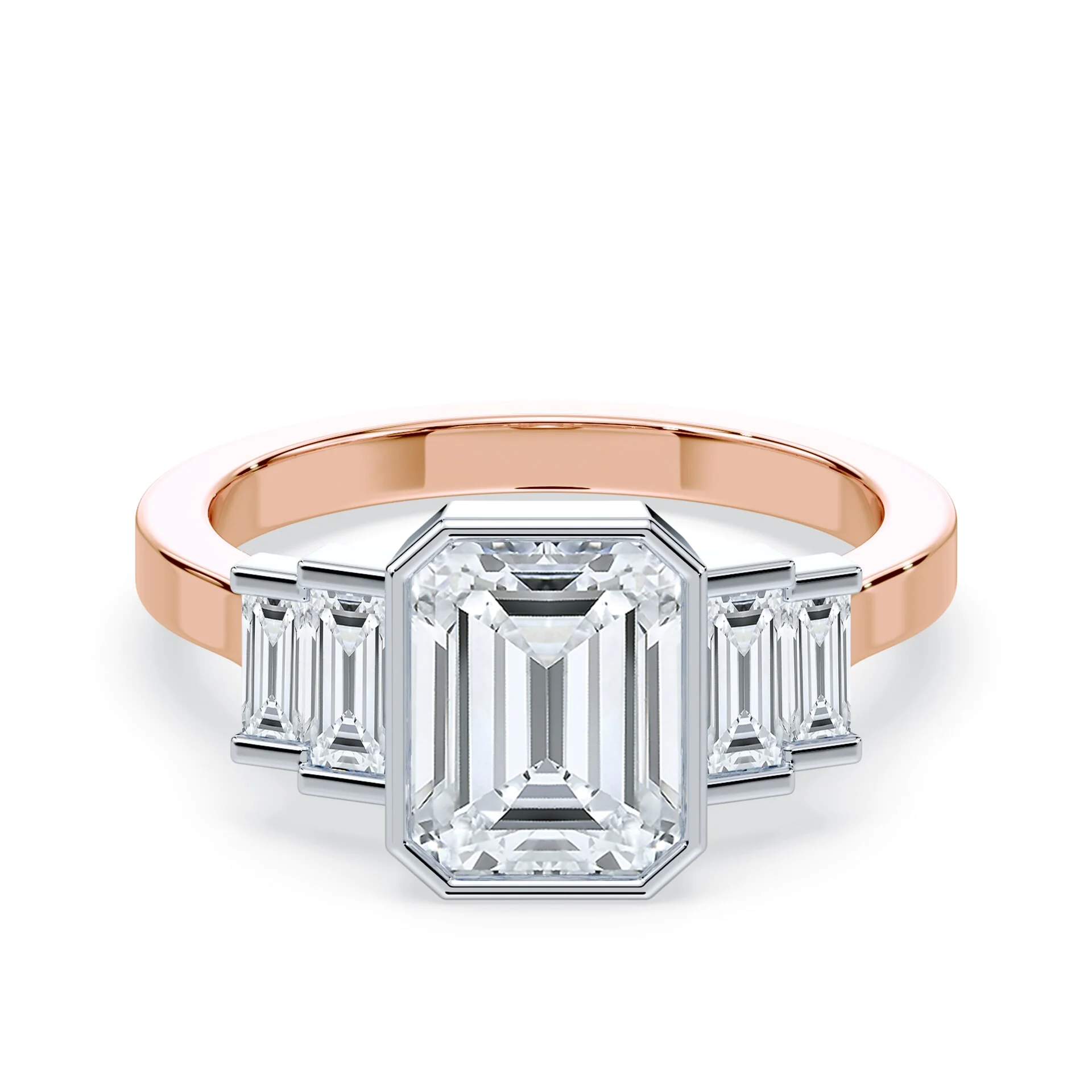 Art Deco Emerald Cut Ring