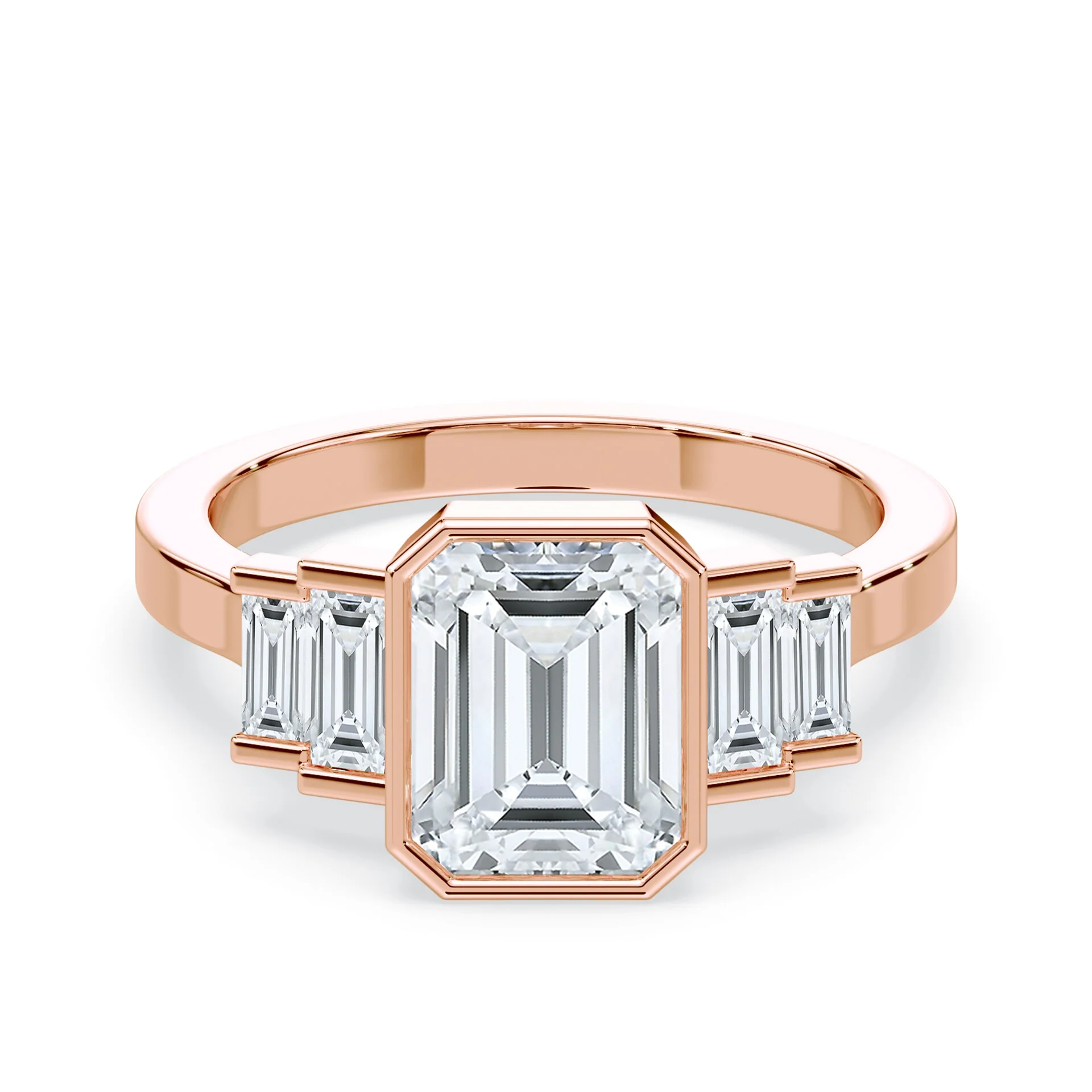 Art Deco Emerald Cut Ring