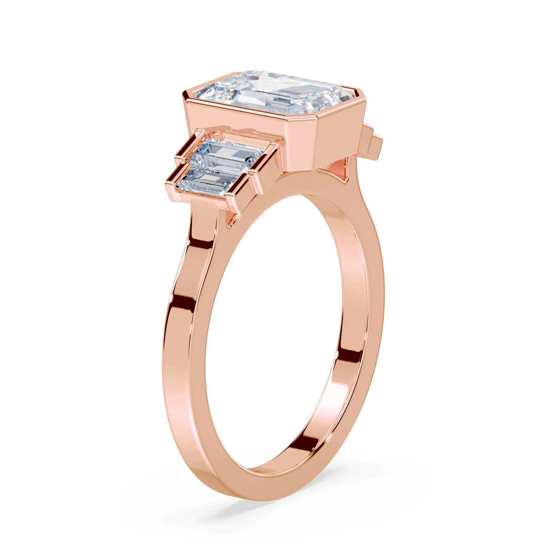 Art Deco Emerald Cut Ring - Image 2