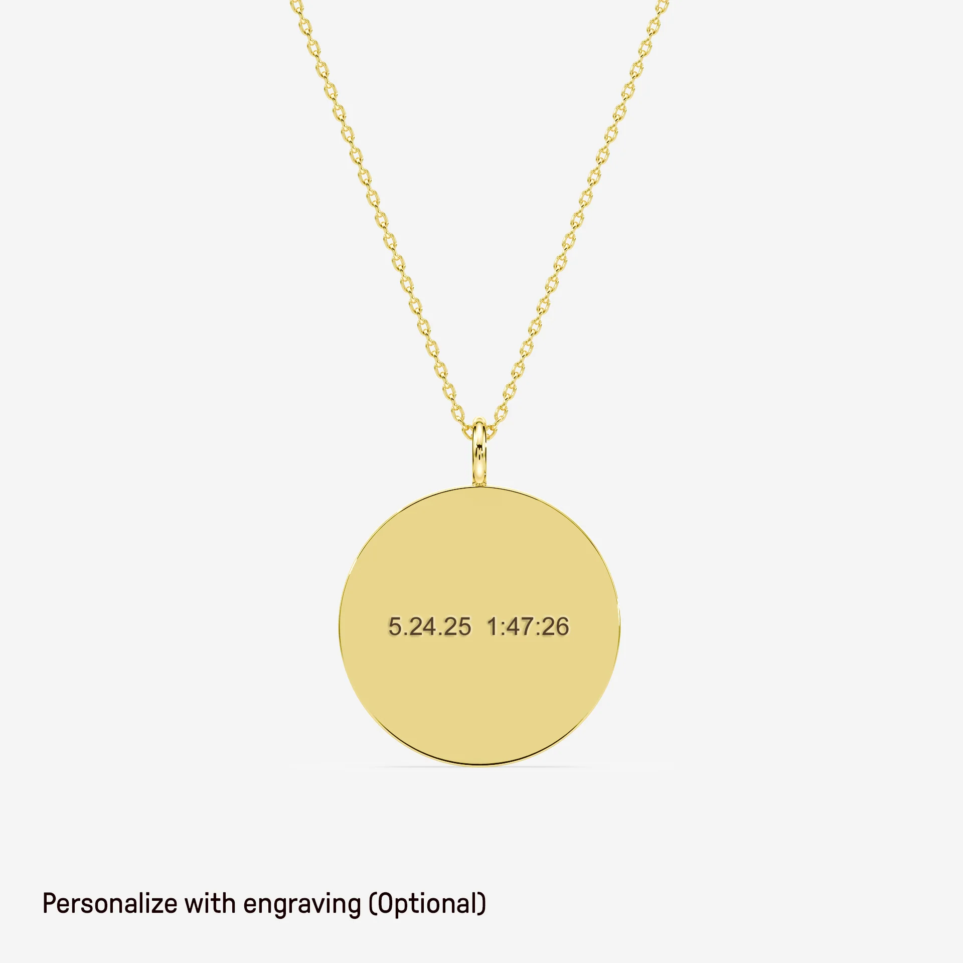 Festival of Races Engravable Gold Plated Pendant - Image 3
