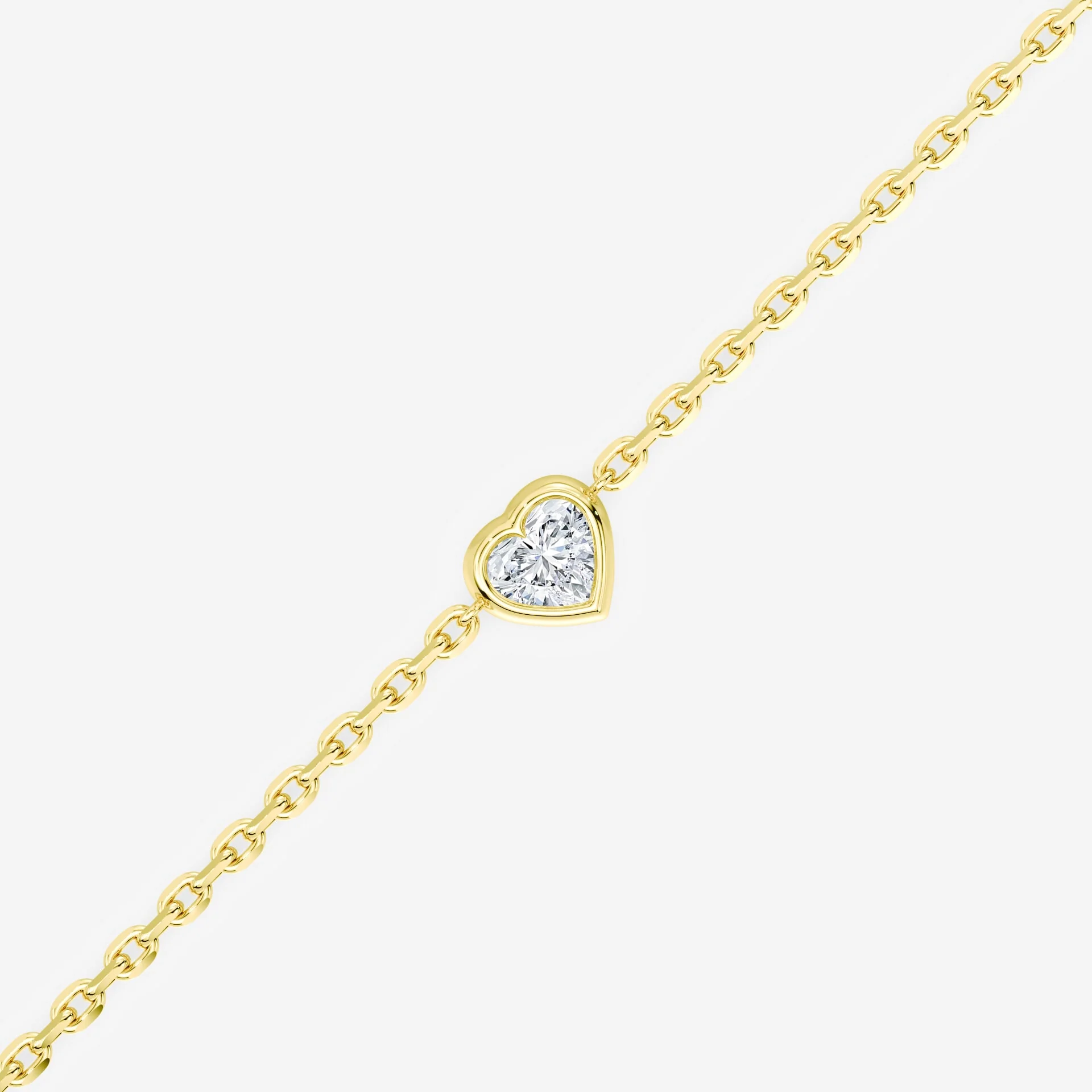 Heart Diamond Bracelet - Image 2
