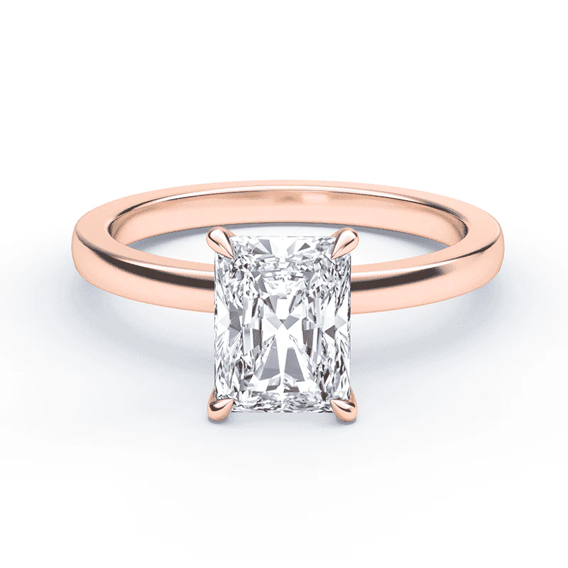 Radiant Hidden Halo Ring