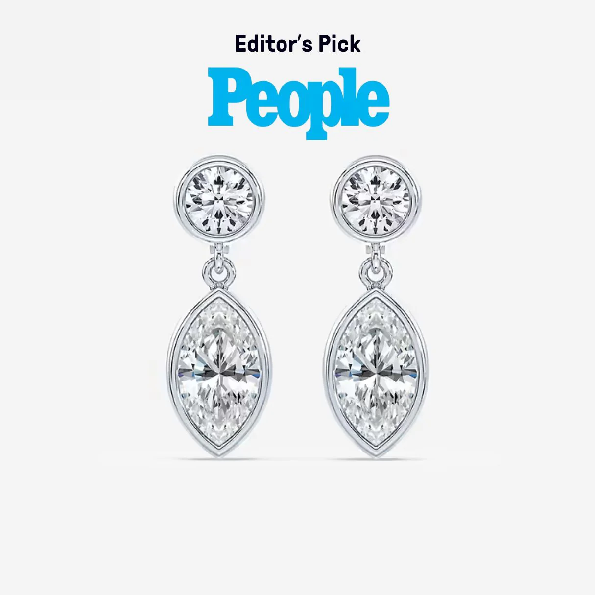 Marquise Drop Earrings - Image 2