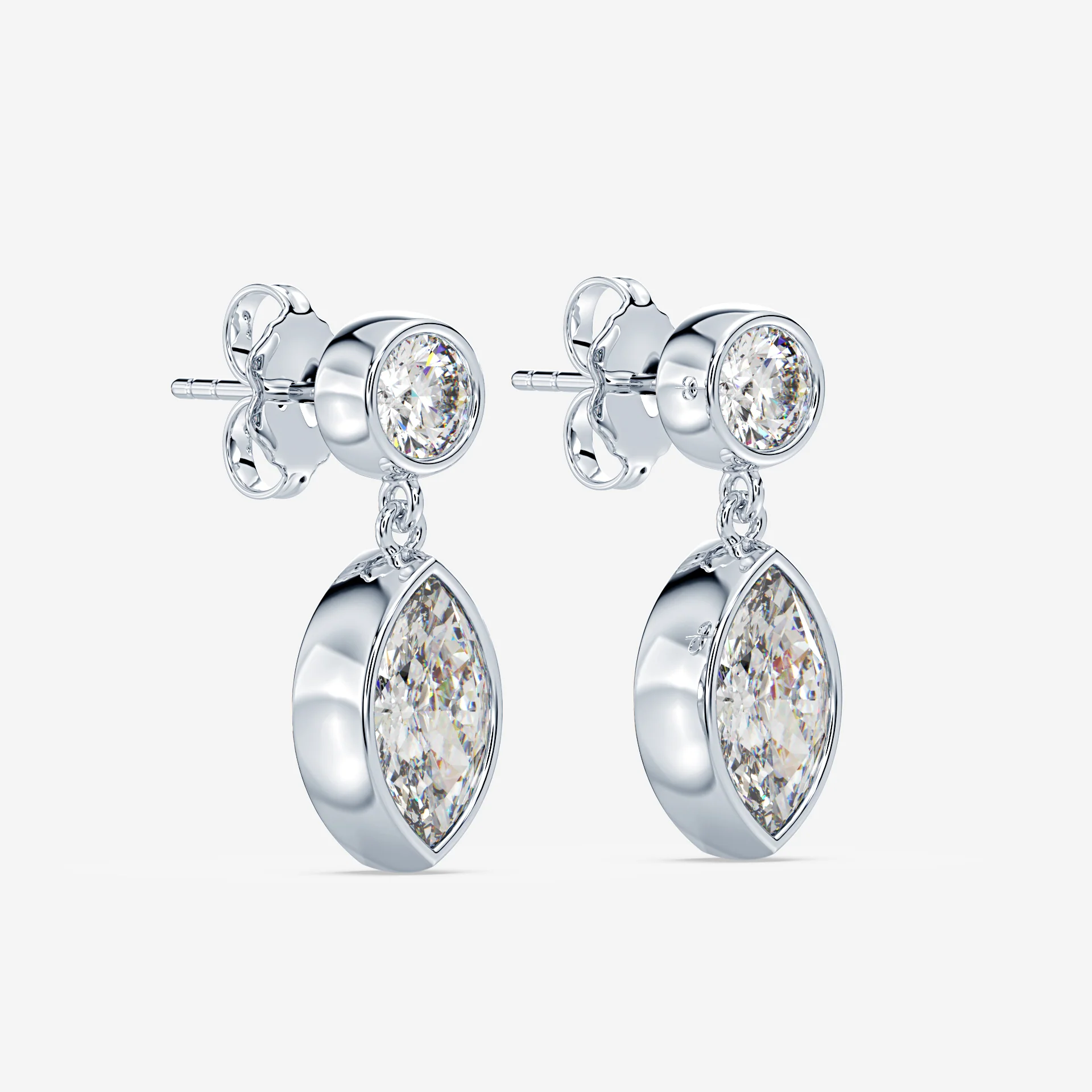 Marquise Drop Earrings - Image 3