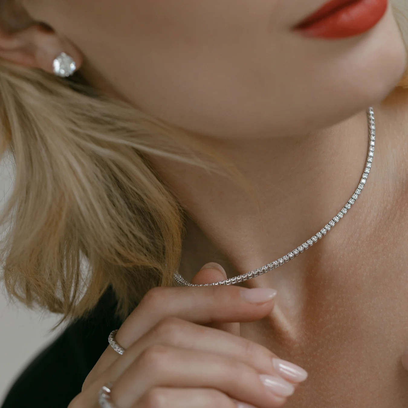 The Unparalleled Lab Diamond Tennis Necklace - Image 2