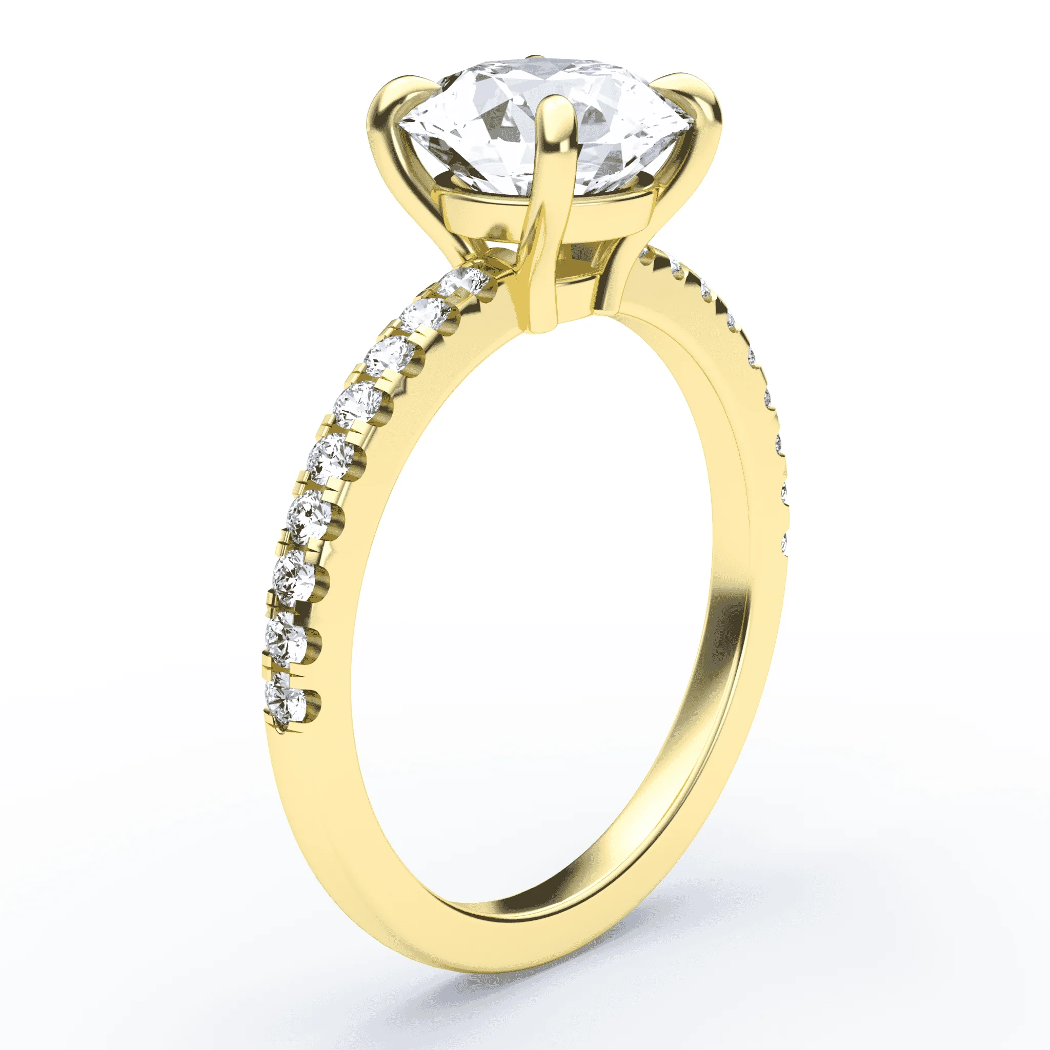 Low Profile Pave Ring - Image 2