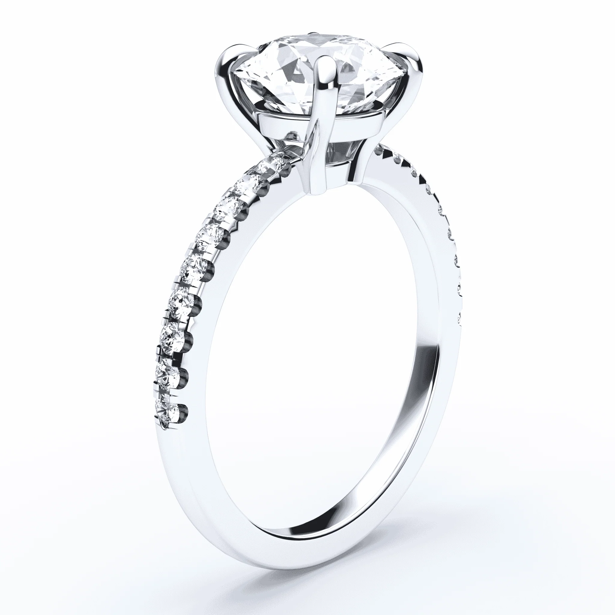 Low Profile Pave Ring - Image 2
