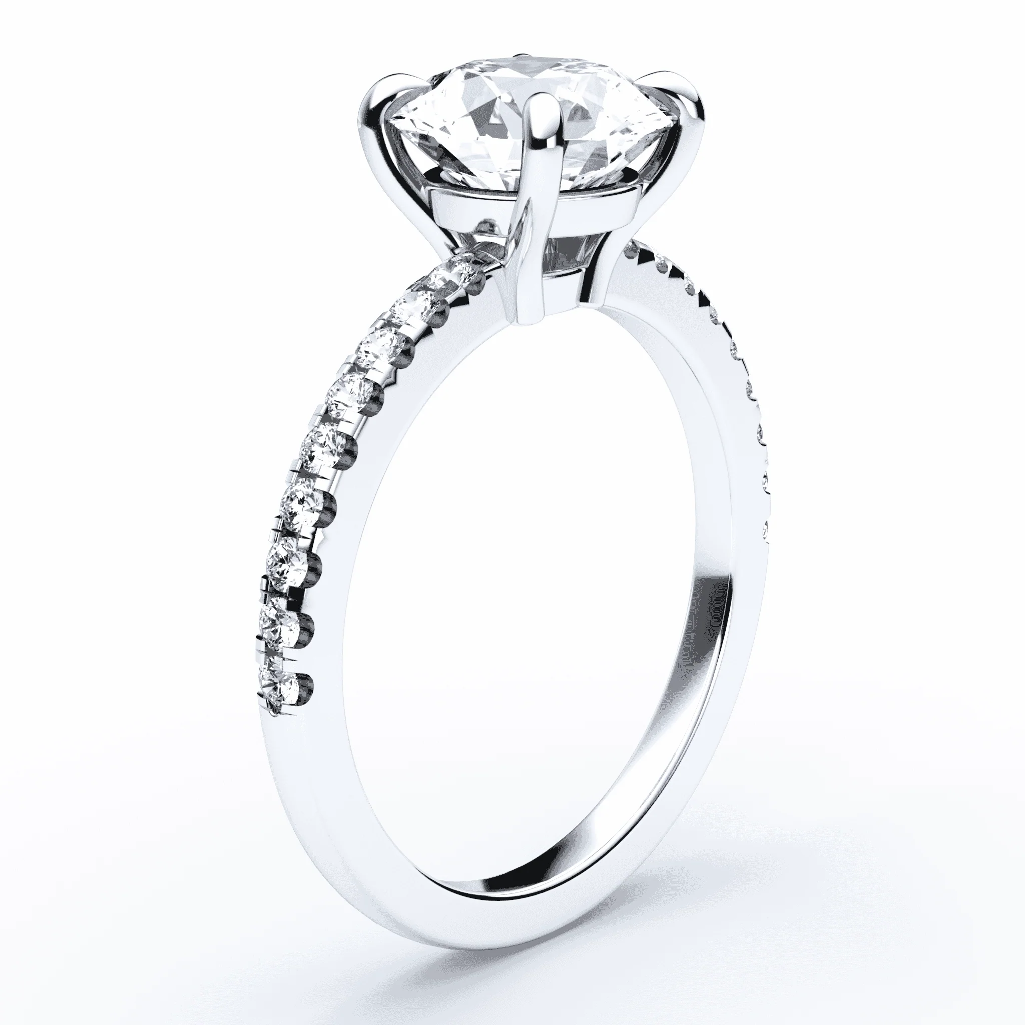 Low Profile Pave Ring - Image 2