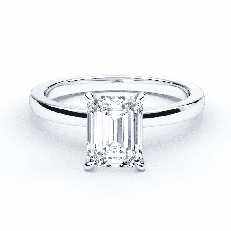 Emerald Low Profile Solitaire