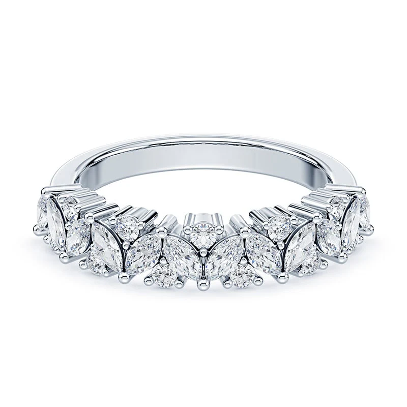 Mixed Marquise Diamond Band