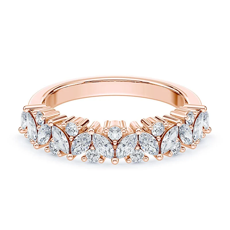 Mixed Marquise Diamond Band