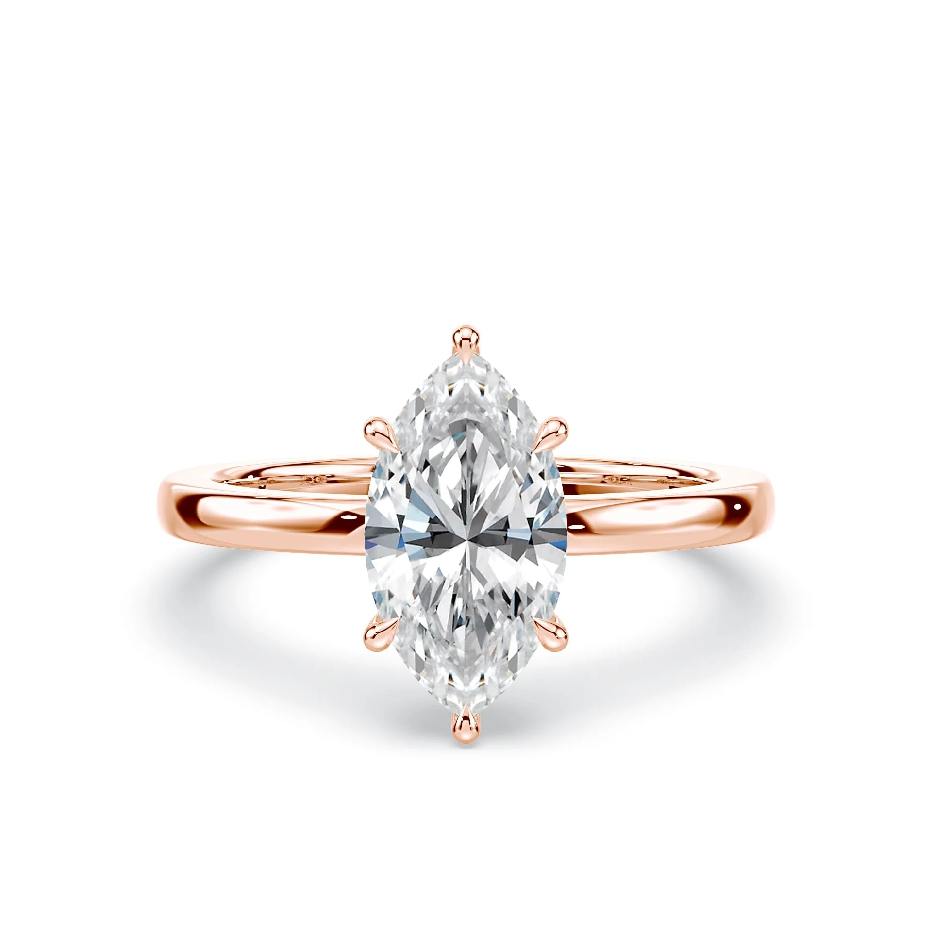 Marquise Low Profile Ring