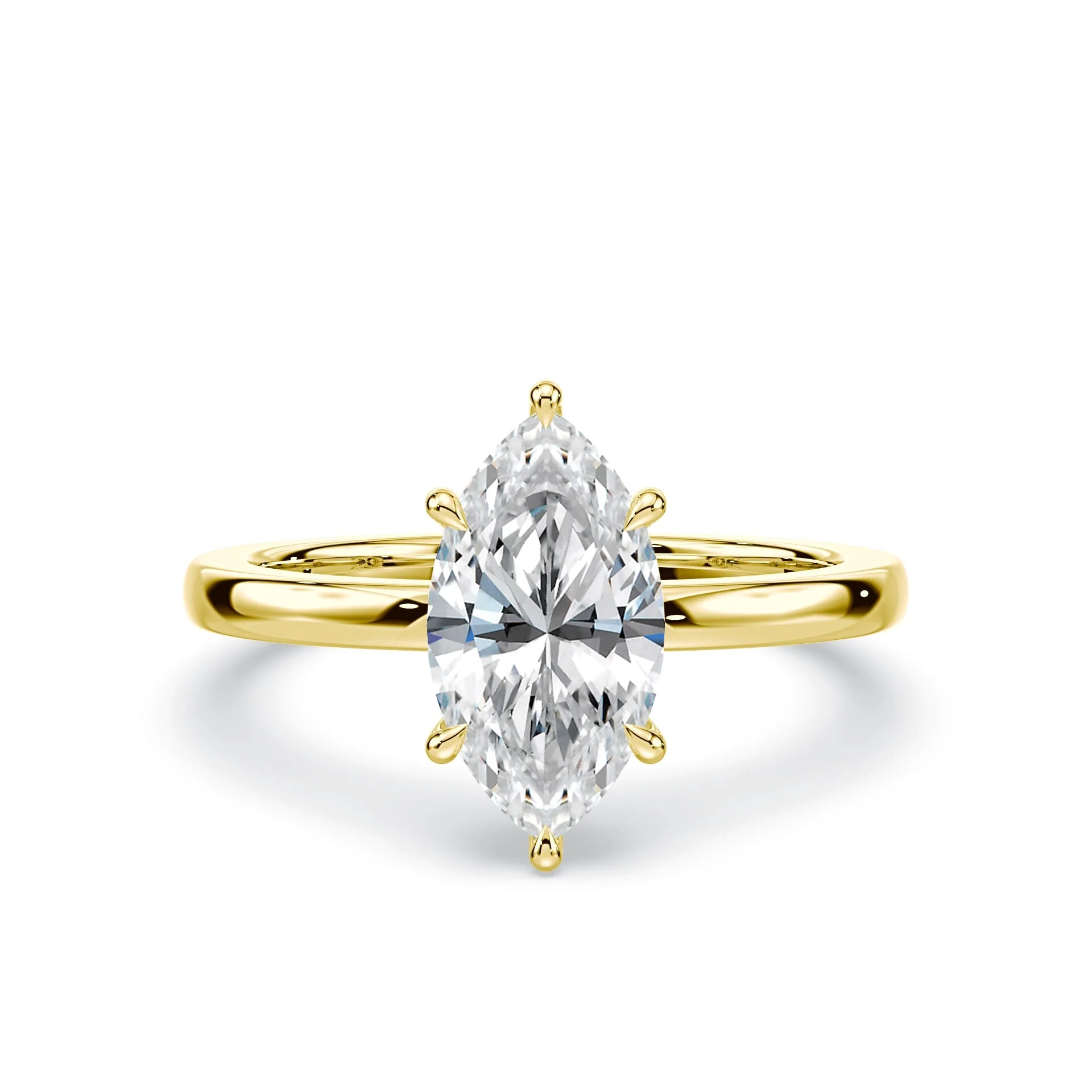 Marquise Low Profile Ring