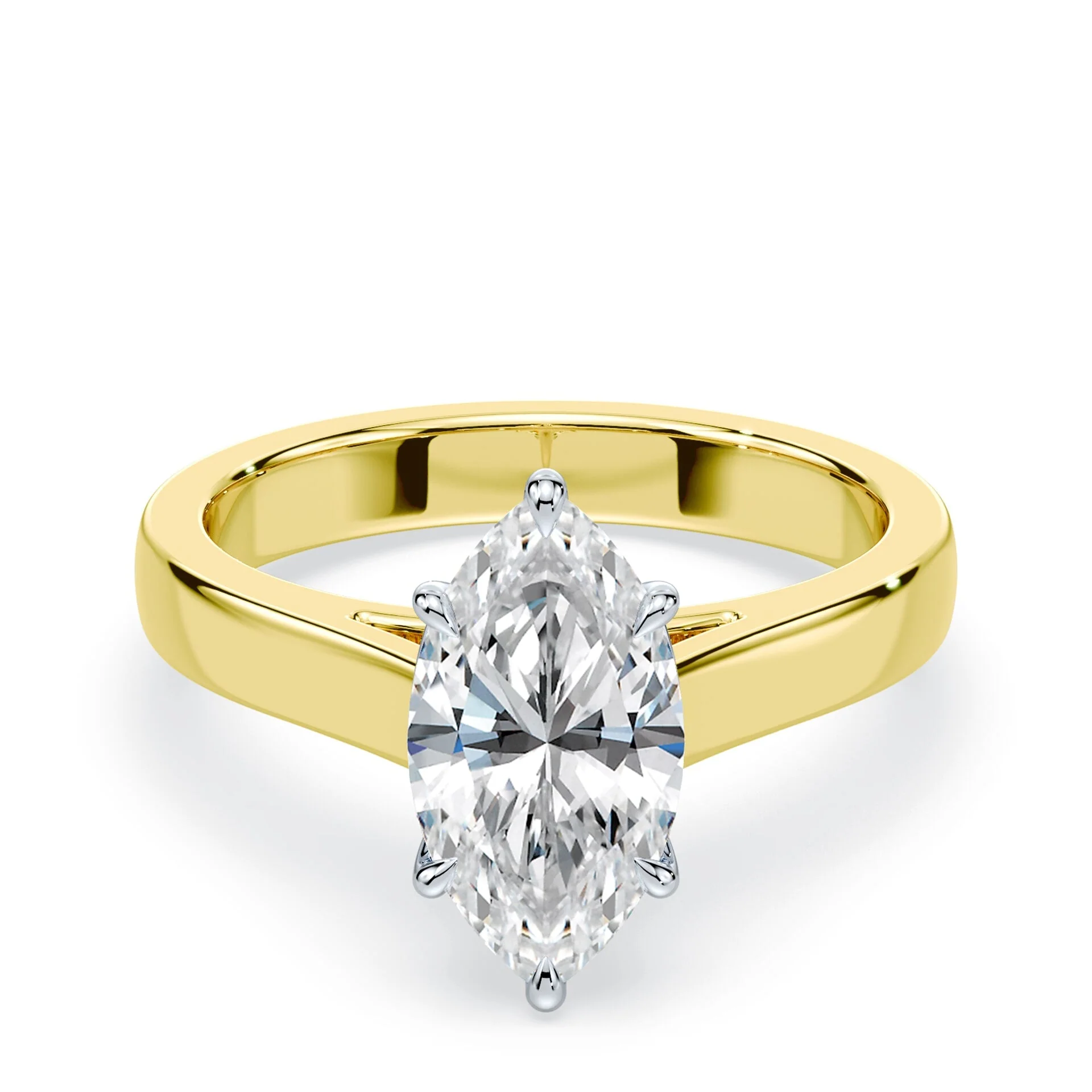 Marquise Cut Wide Cathedral