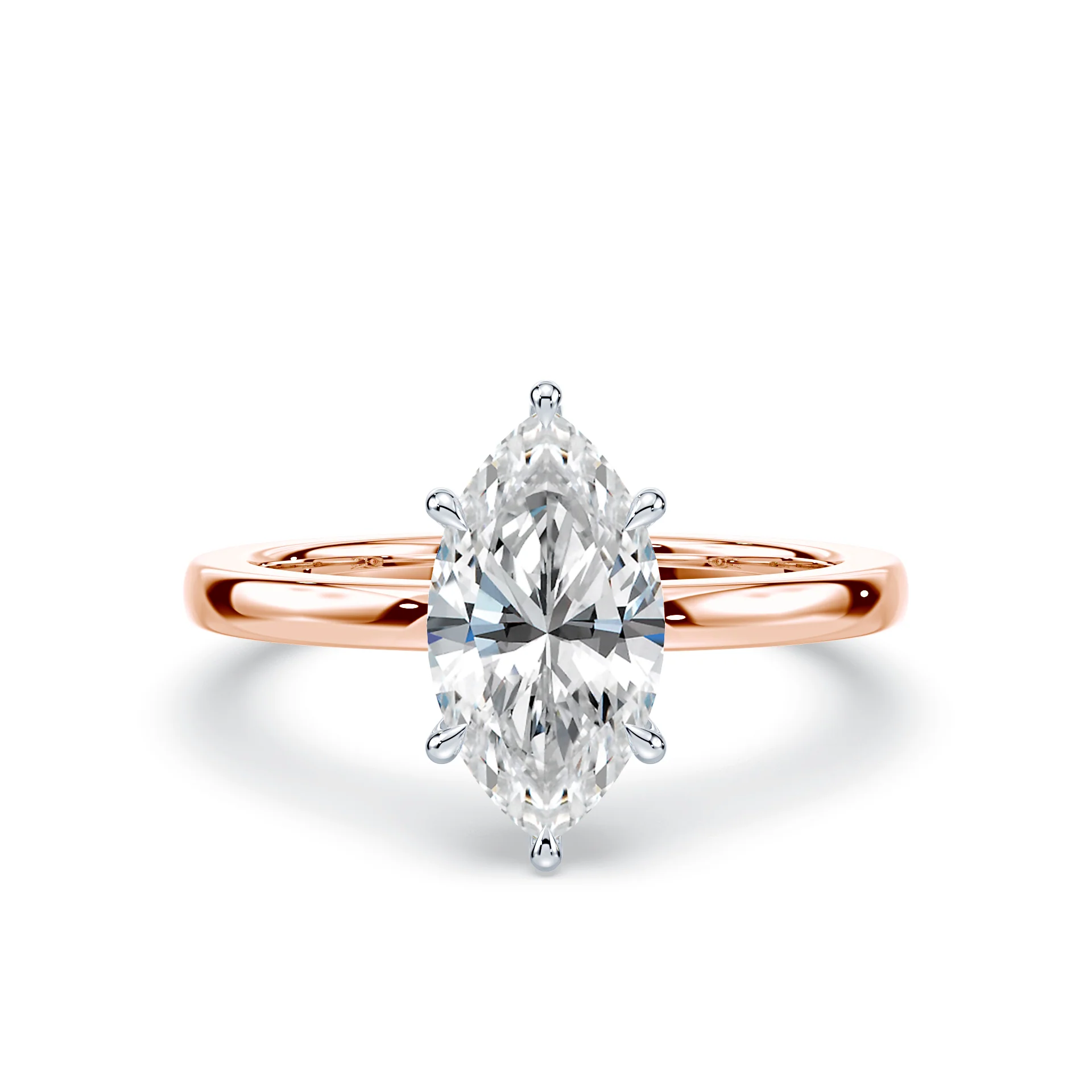 Marquise Solitaire Engagement Ring