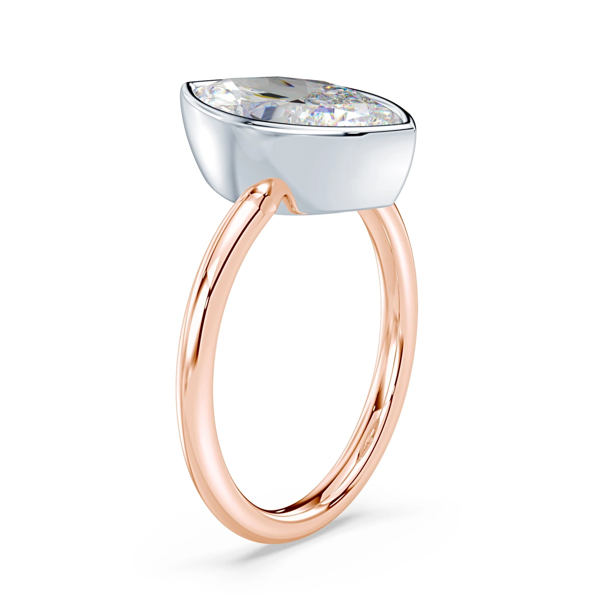 Marquise Cut Bezel Ring - Image 2