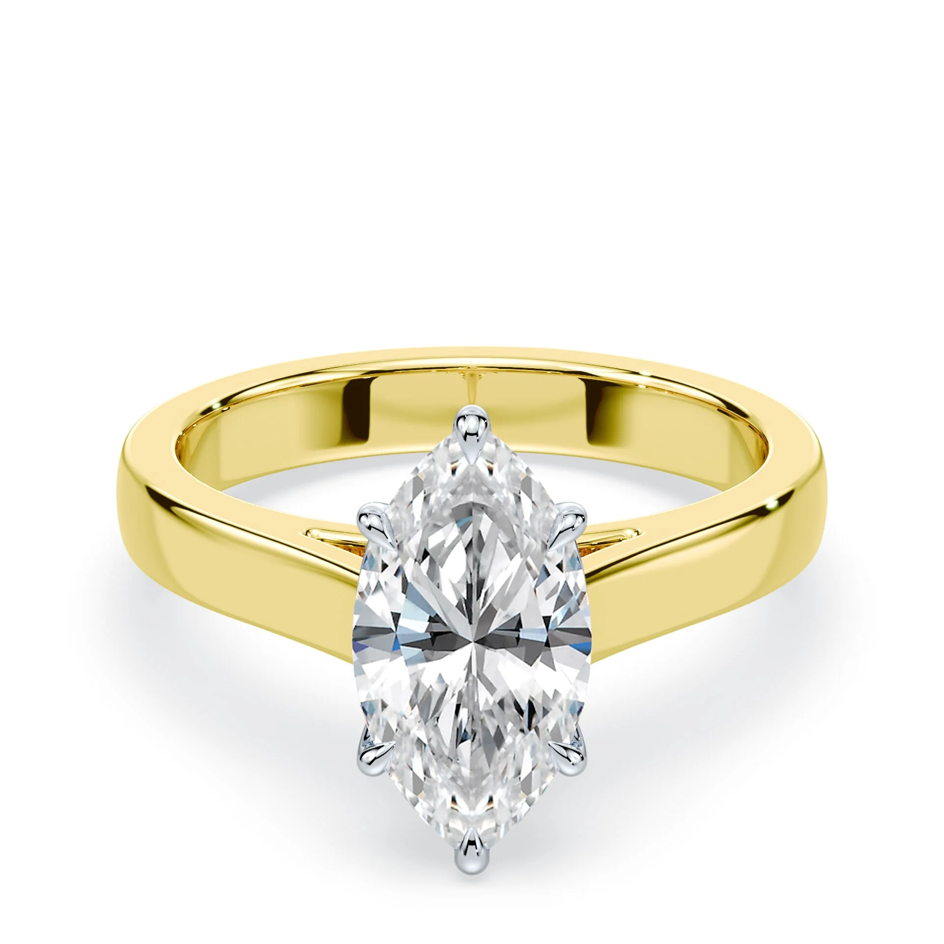 Marquise Cut Wide Cathedral
