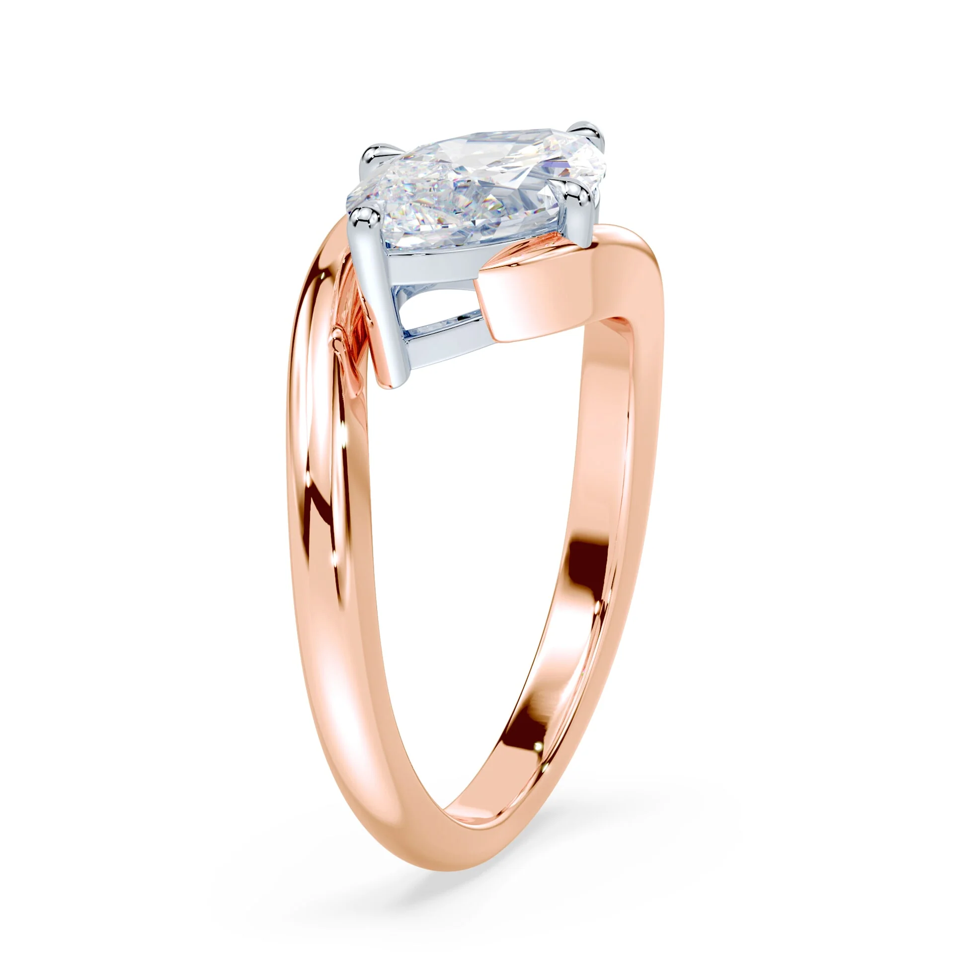 Marquise Bypass Ring - Image 2