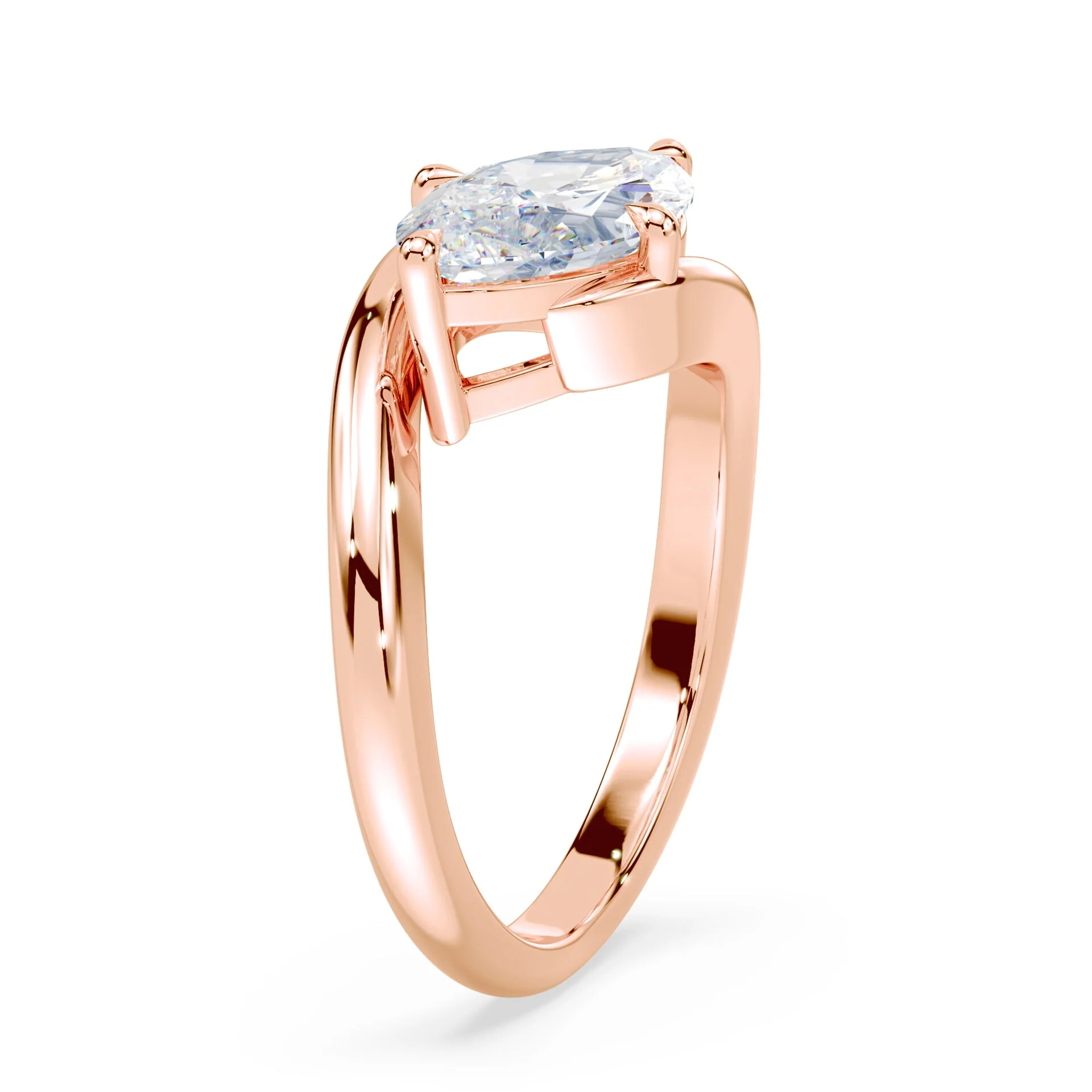 Marquise Bypass Ring - Image 2