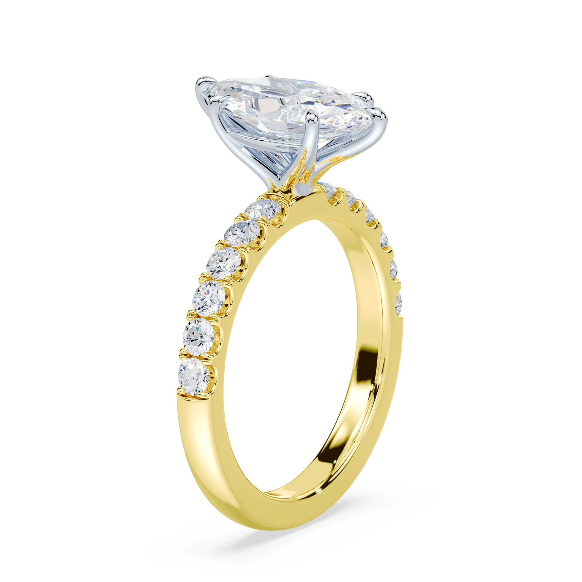 Marquise Medium Pave Ring - Image 2