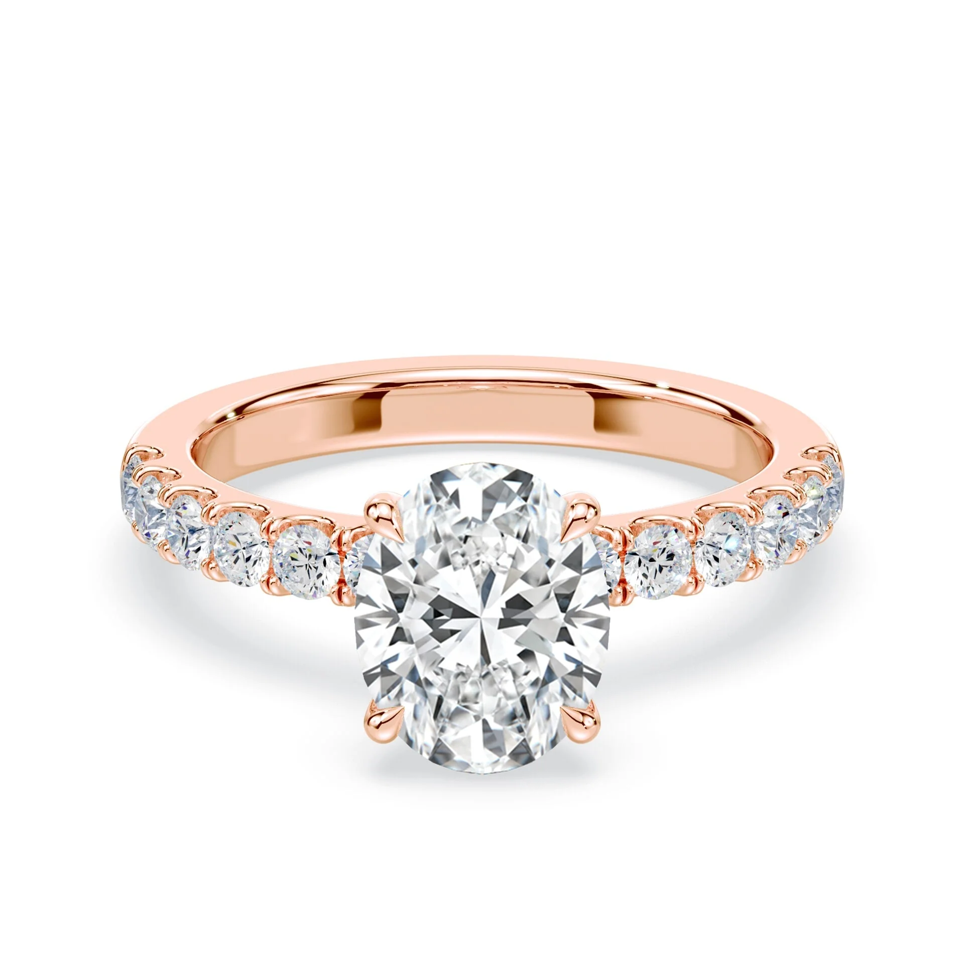 Oval Medium Pave Ring