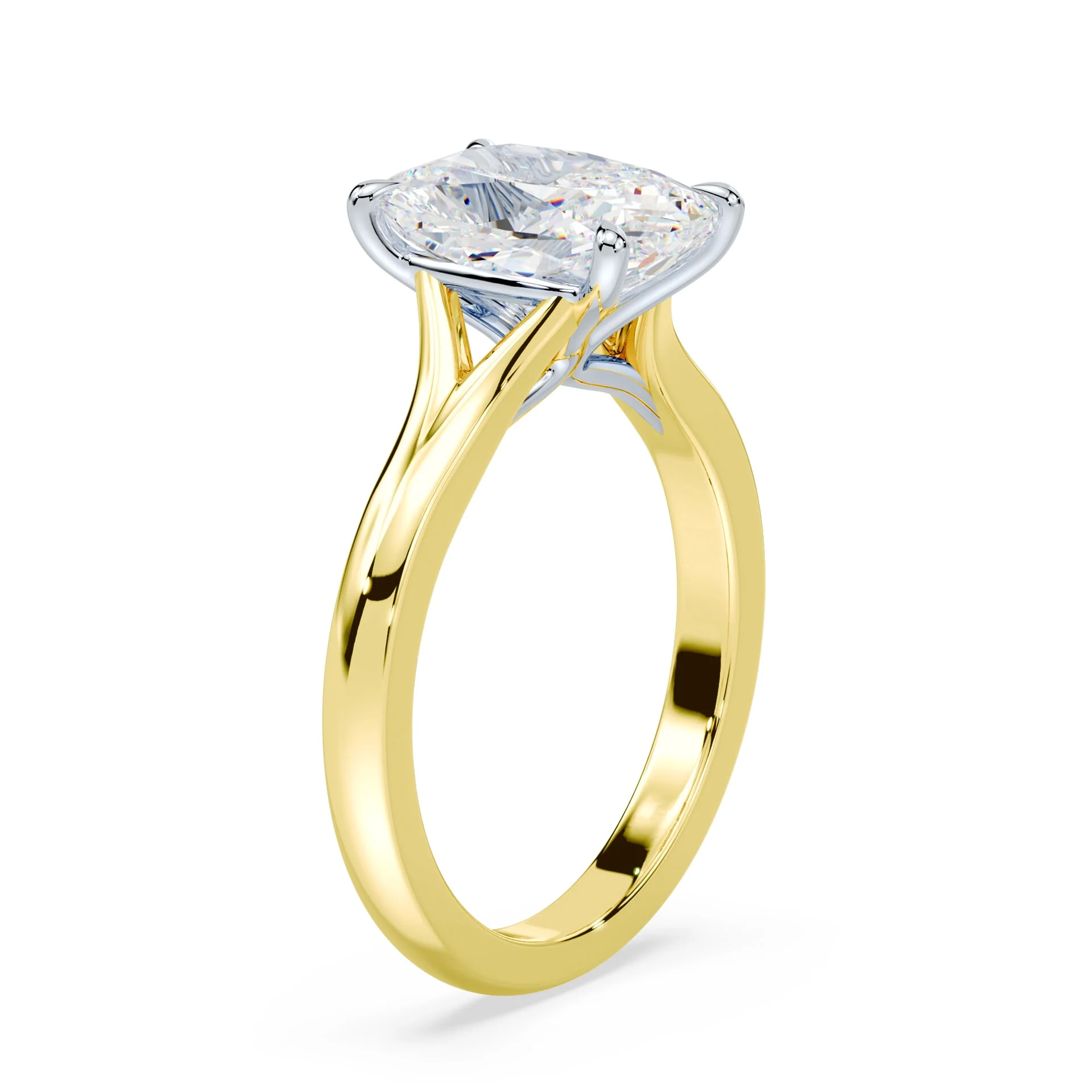 Old Mine Split Shank Solitaire - Image 2