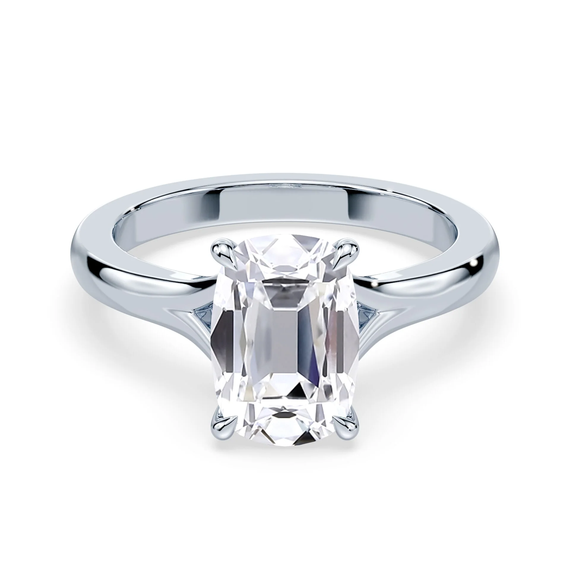 Old Mine Split Shank Solitaire