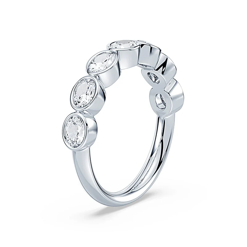 Oval East-West Bezel Band - Image 2
