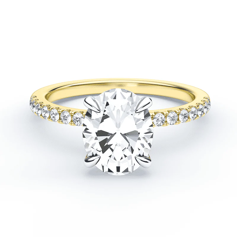 Oval Pave Ring