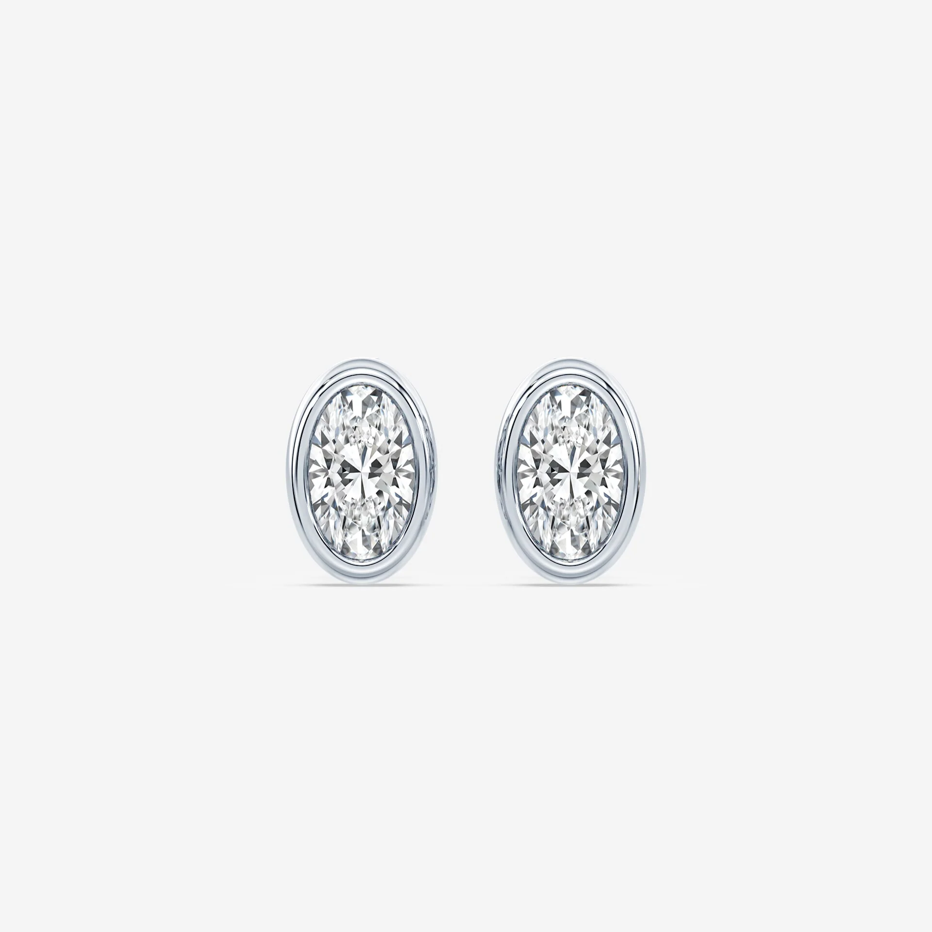 Oval Dewdrop Studs