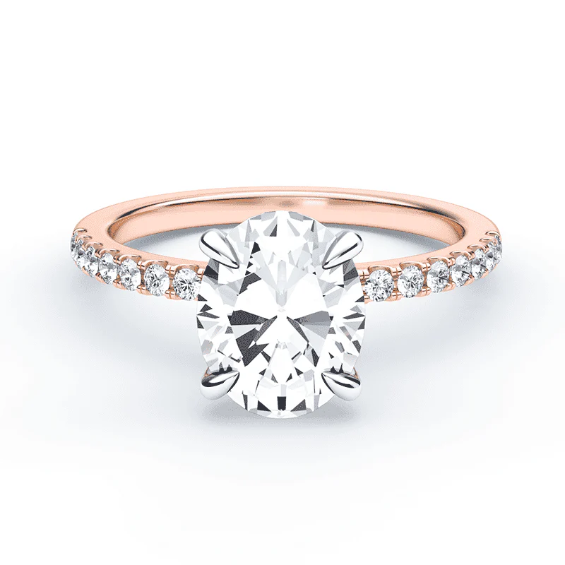 Oval Pave Ring