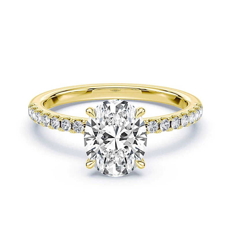 Oval Pave Ring - Image 4