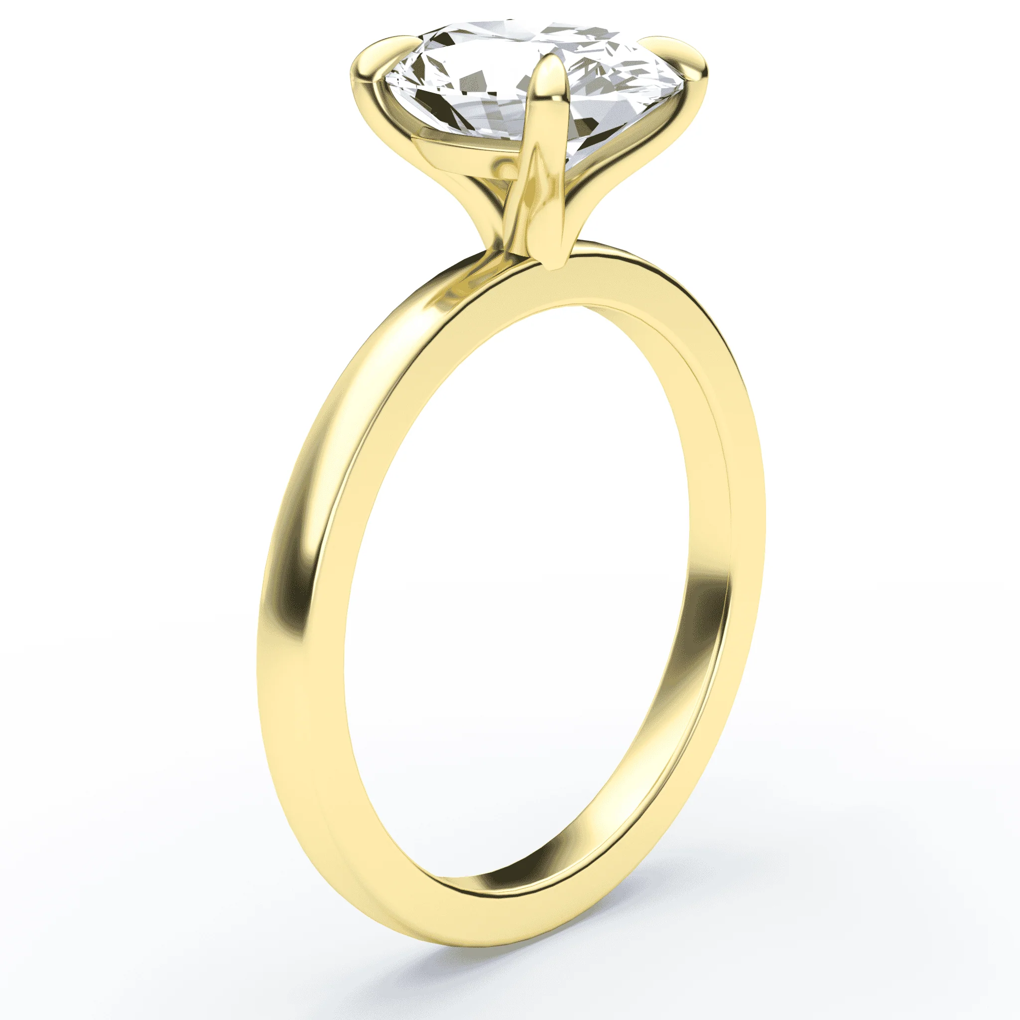Oval Engagement Ring - Image 2