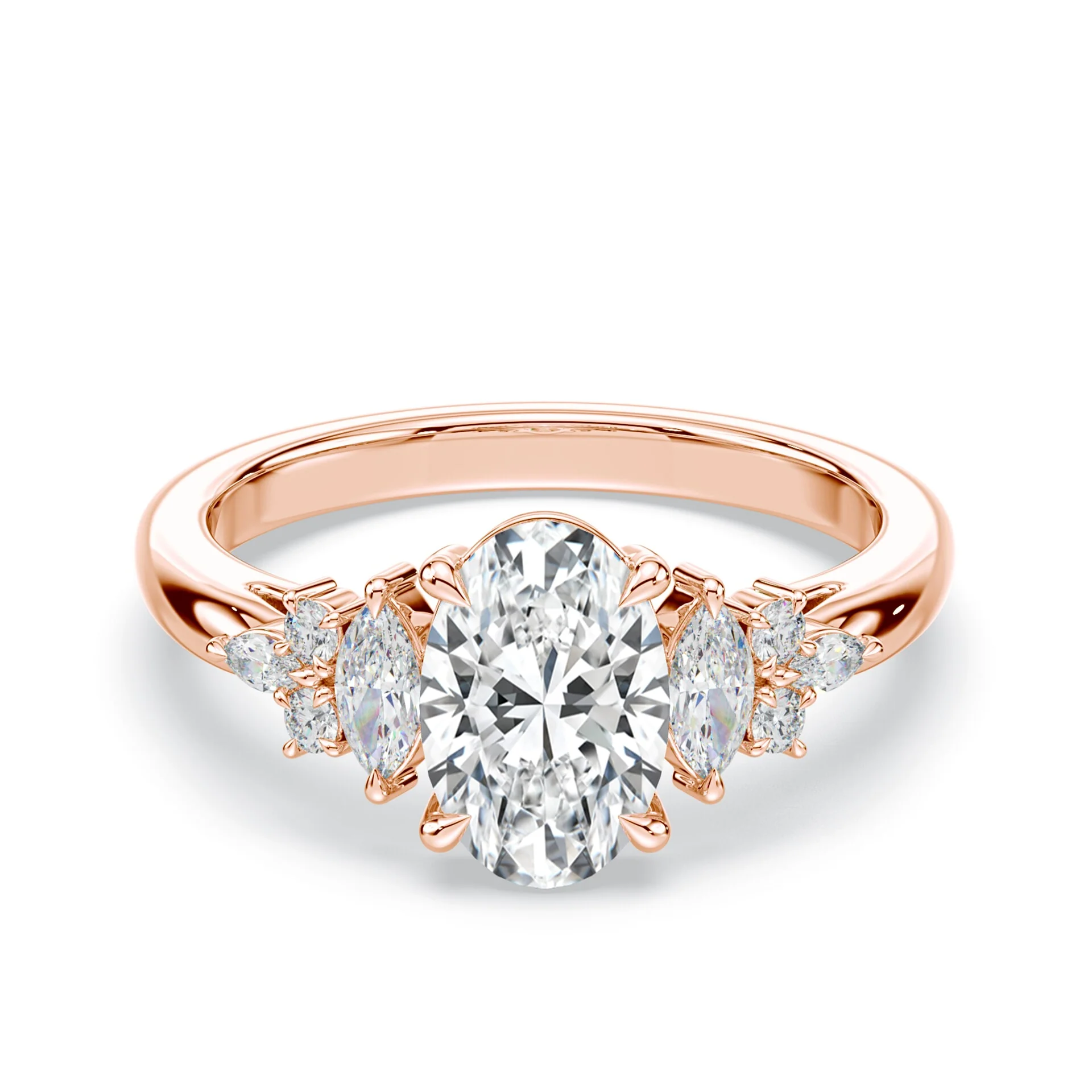 Accented Cathedral Ring