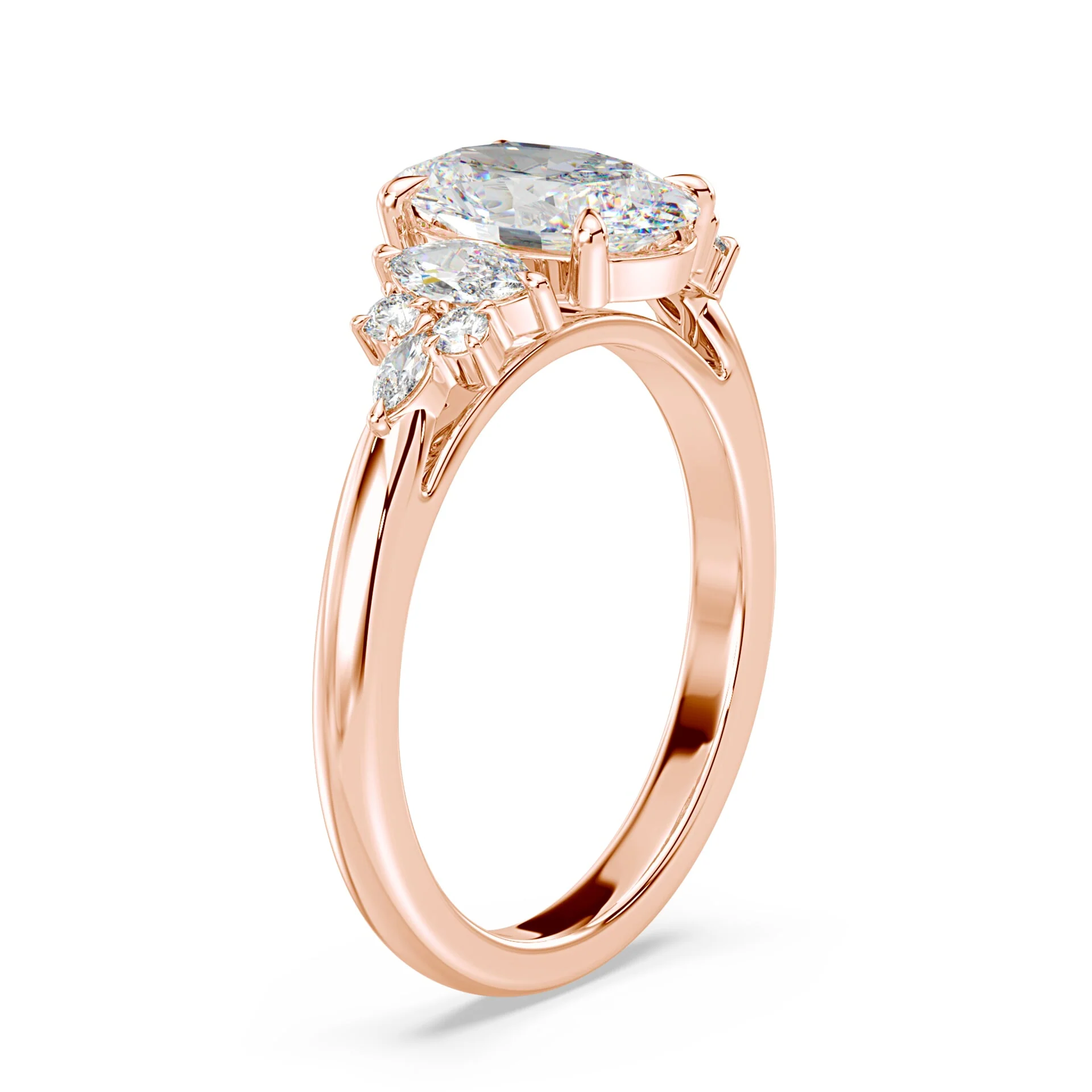 Accented Cathedral Ring - Image 2