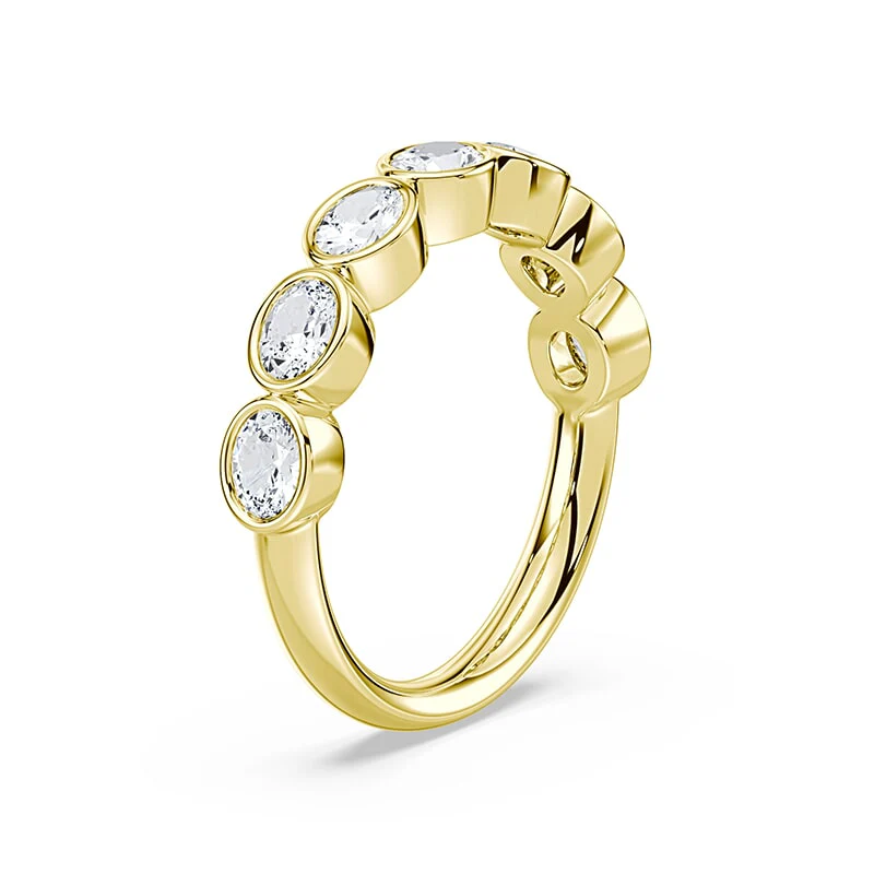 Oval East-West Bezel Band - Image 2